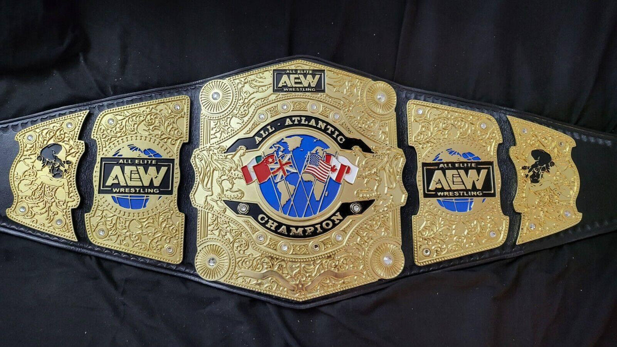 AEW All ATLANTIC CNC MADE CHAMPIONSHIP BELT