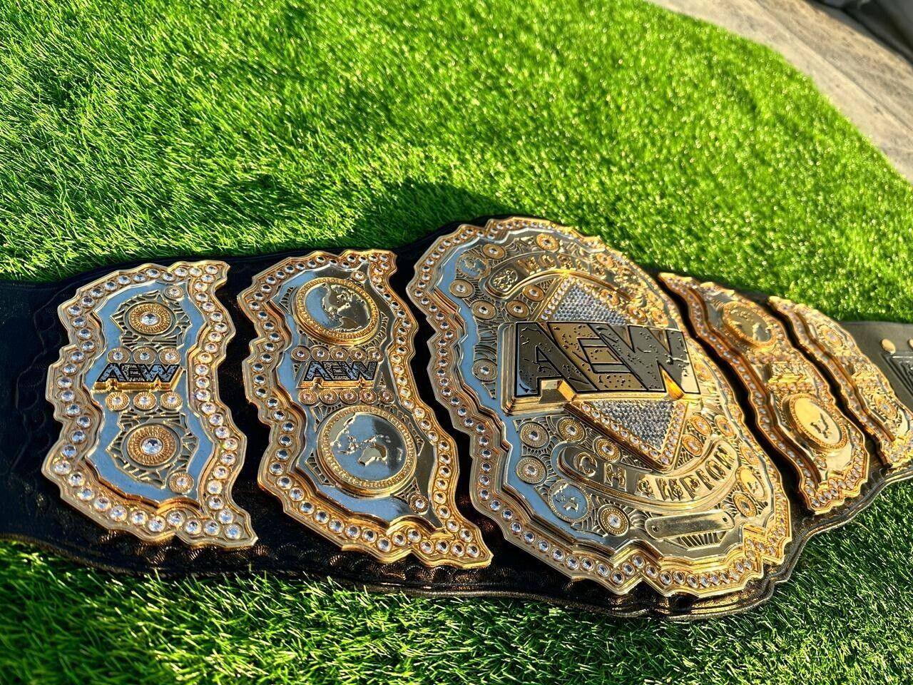 AEW CHAMPION HEAVYWEIGHT CNC MADE CHAMPIONSHIP BELT