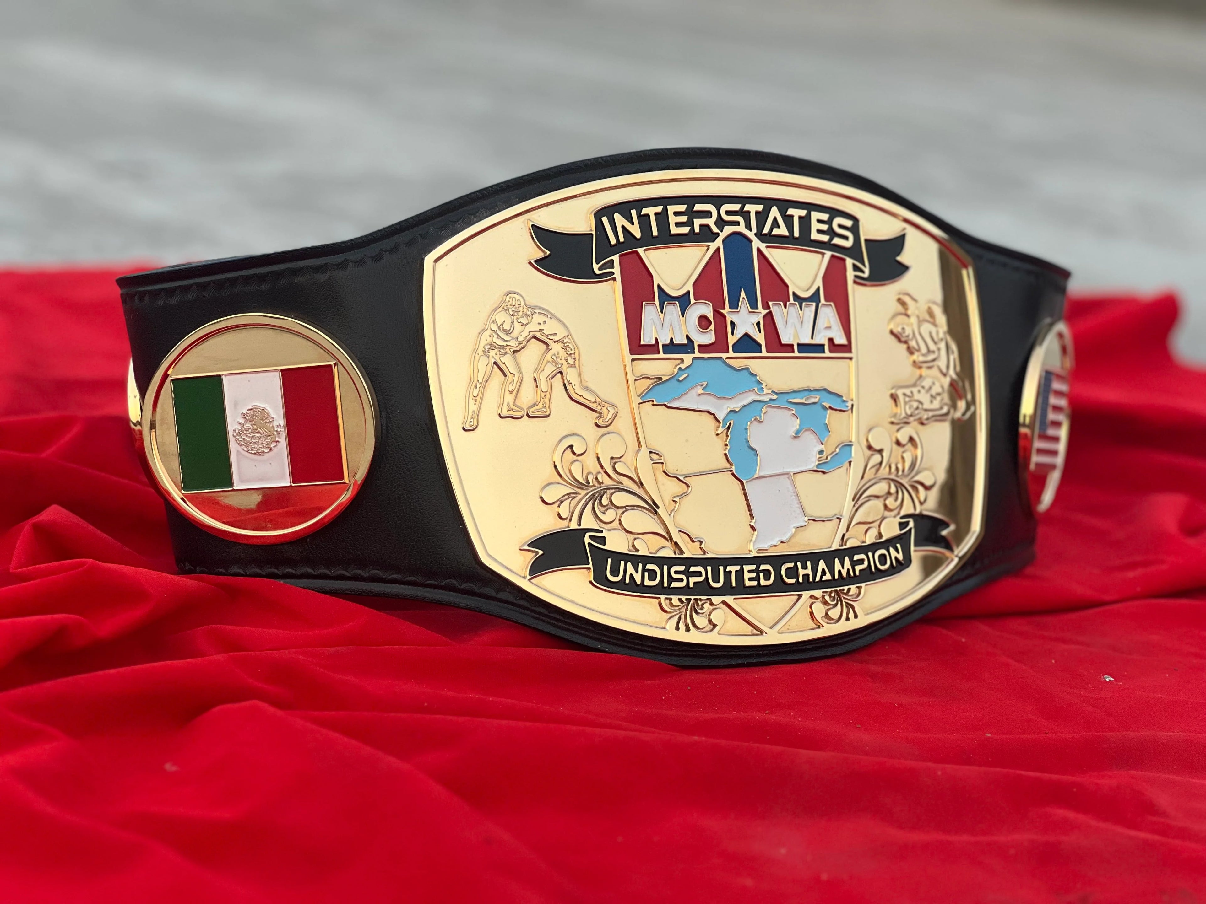 Fully Customized 24K Gold CNC Championship Belt